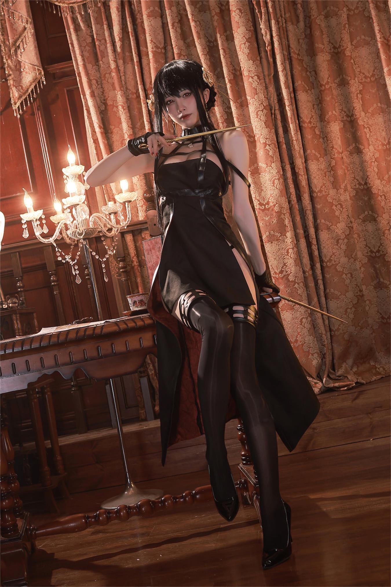 水淼aqua  - 约尔 黑礼服[64P/79MB]