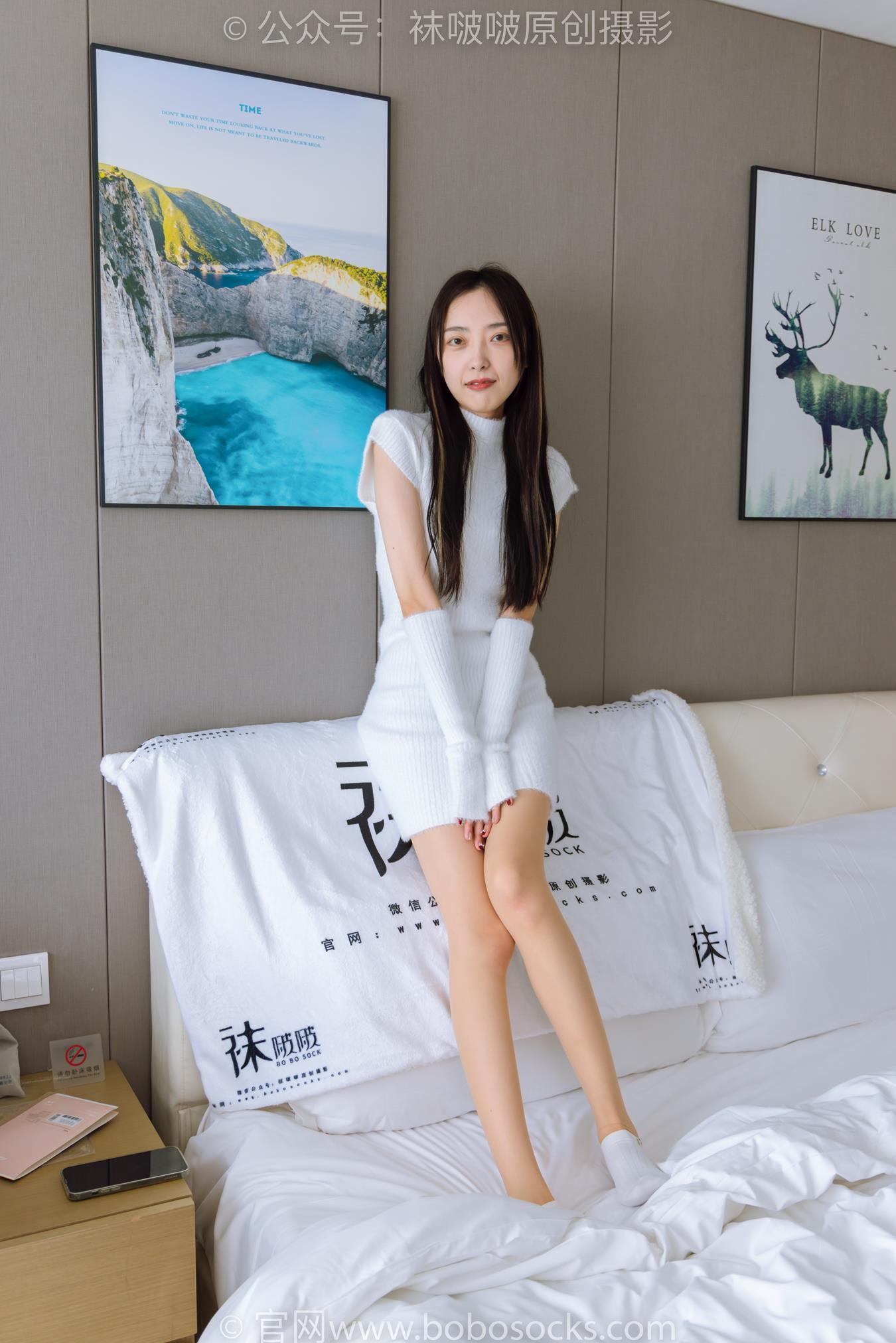 [BoBoSocks袜啵啵]NO.173 稚予-高跟鞋、板鞋、白丝、肉丝、白棉袜[149P/1V/5.58GB]