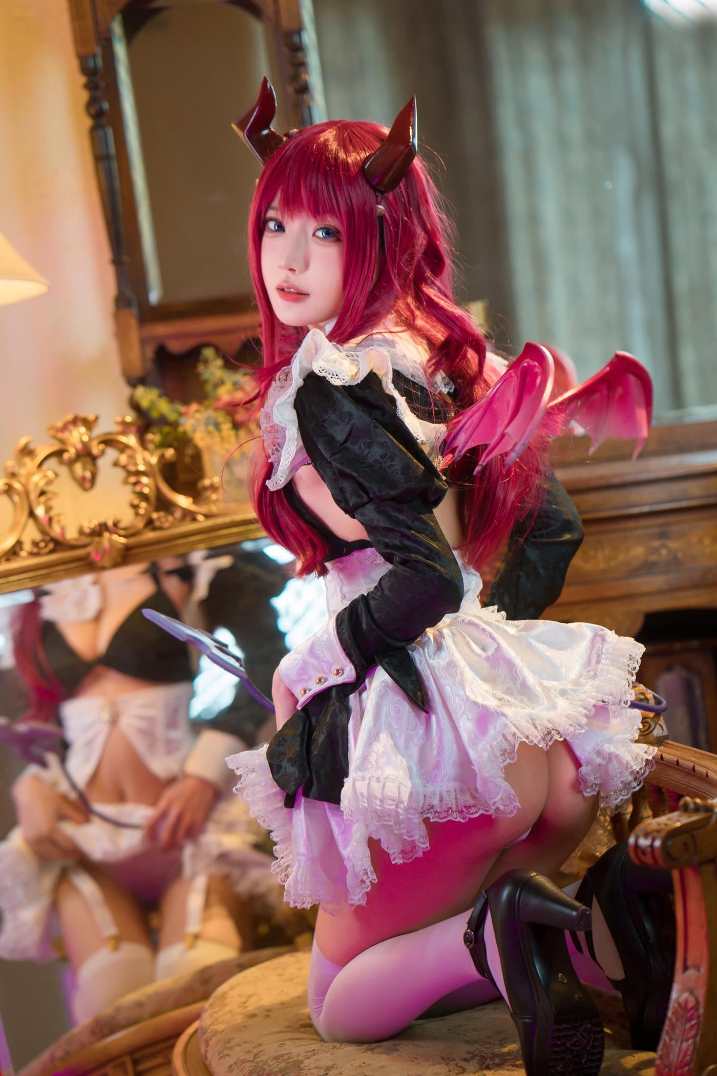 动漫博主阿包也是兔娘  莉莉娅女仆 [28P/914MB]