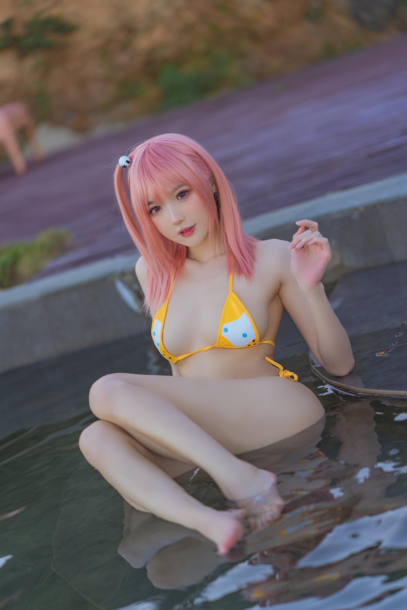 动漫博主阿包也是兔娘 生或死联动 碧蓝航线 穗香泳装 [30P/743MB]