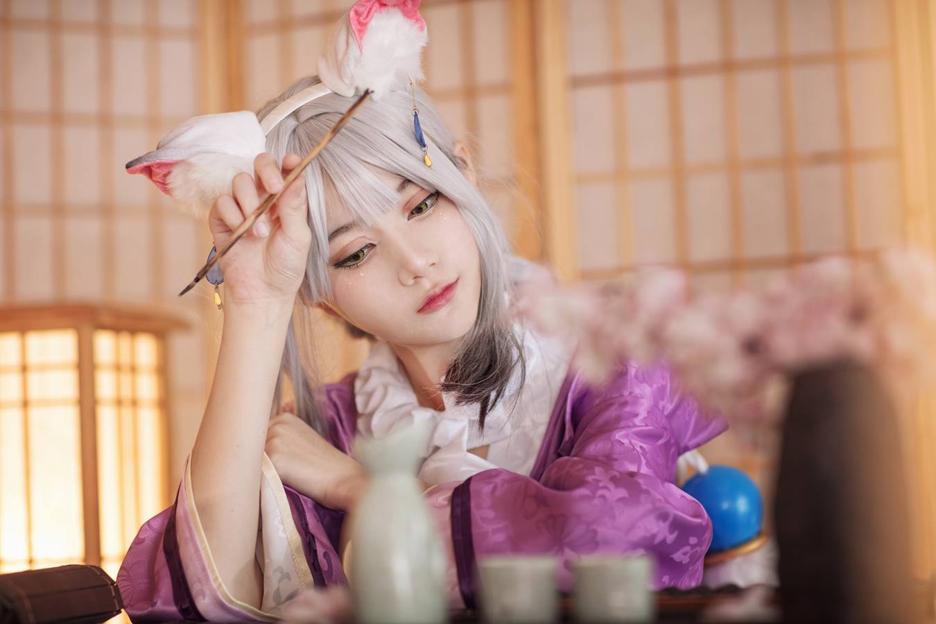 [YITUU艺图语] 2022.03.29 阴阳师：猫掌柜觉醒 九歌 [24P/686MB]