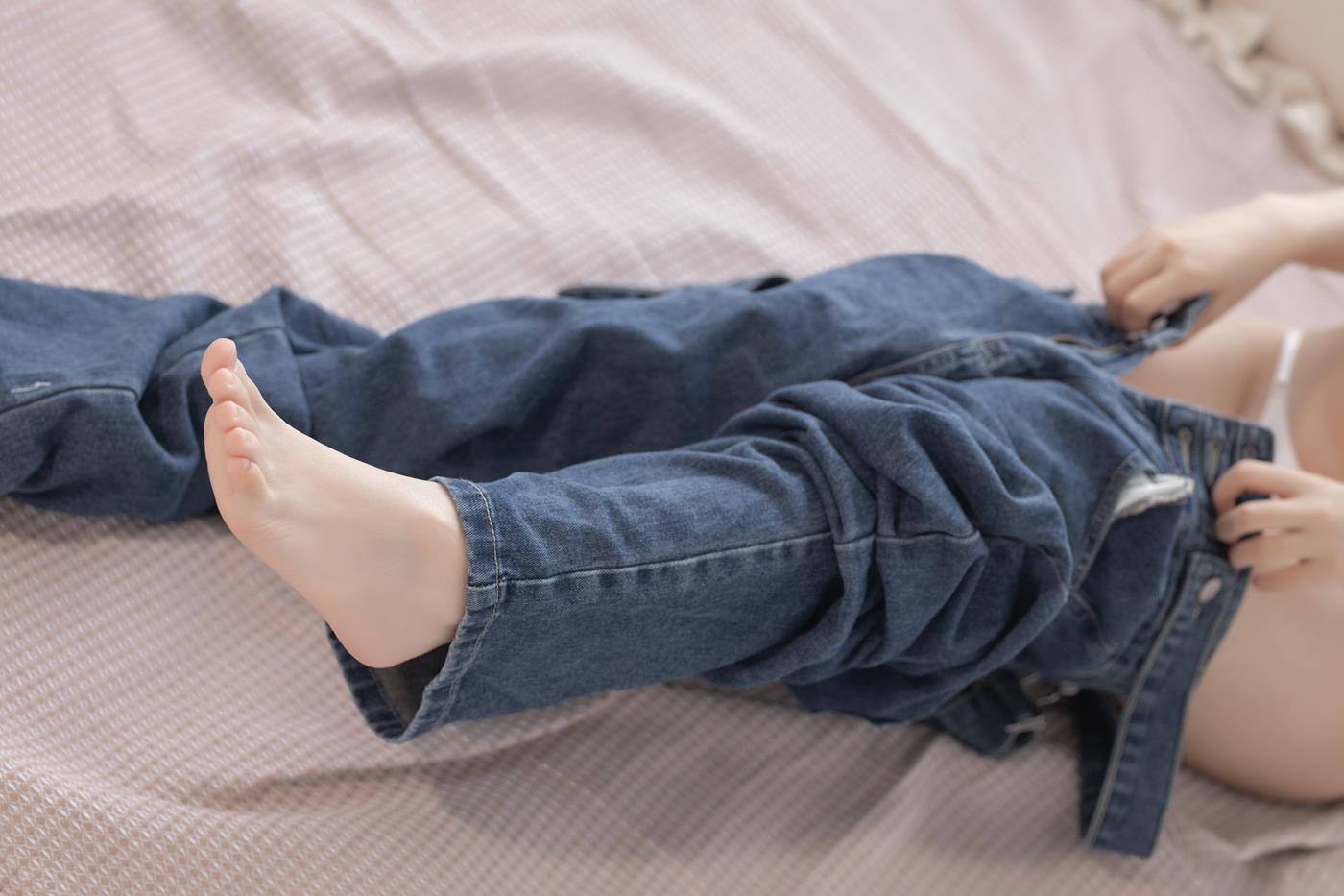 疯猫ss - 2022夏日限定 背带牛仔裤[20P/344MB]