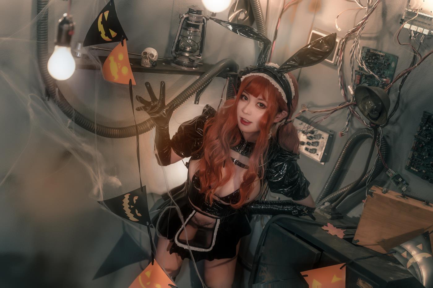 奇行家狗崽(棕桠阿狗崽) - 漆皮兔女仆[33P/474MB]