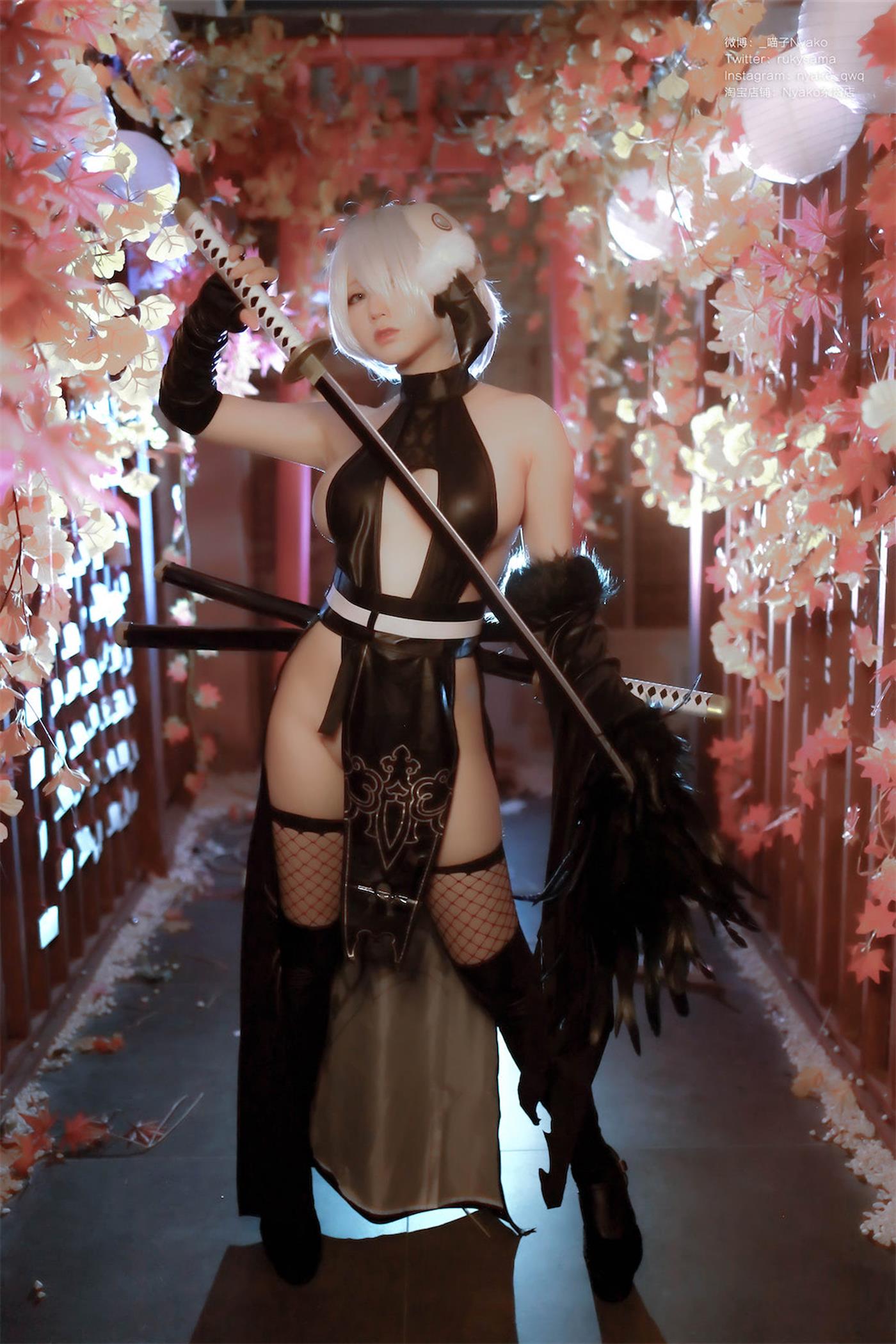 Nyako喵子  - 2B同人旗袍[43P/196MB]