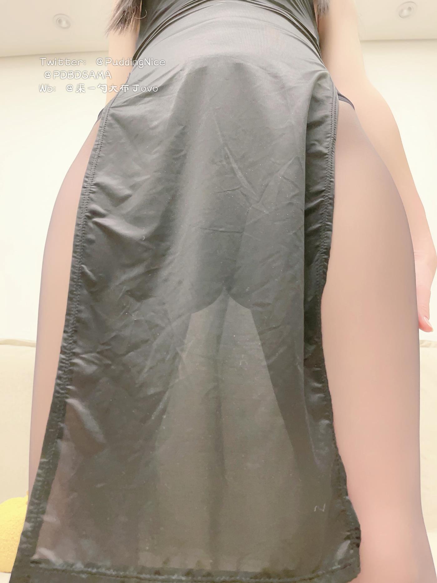 布丁大法 黑色旗袍 [44P/3V/294MB]