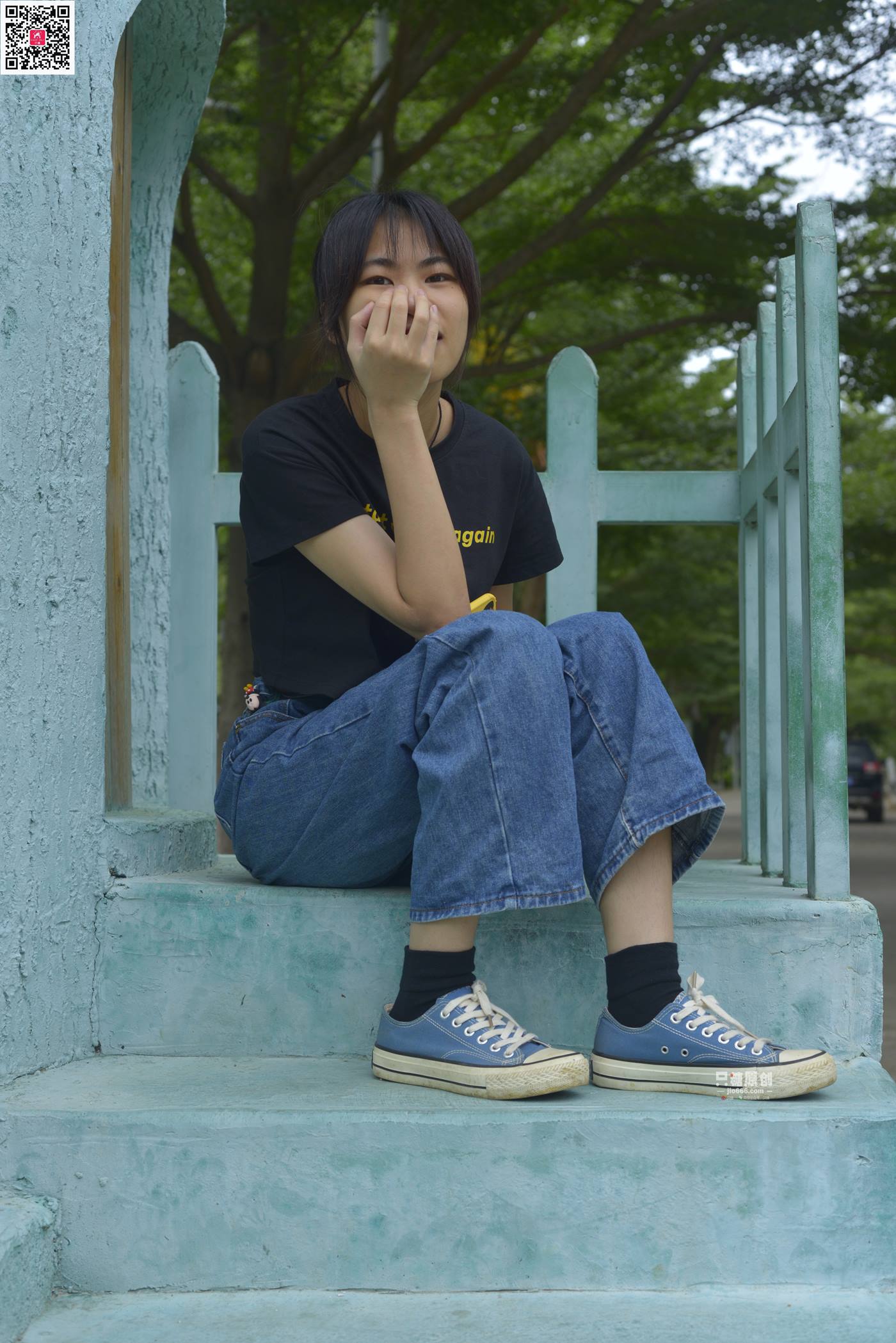 [只糖原创]NO.666 懒懒 夏日的蓝[97P/1V/2.06GB]