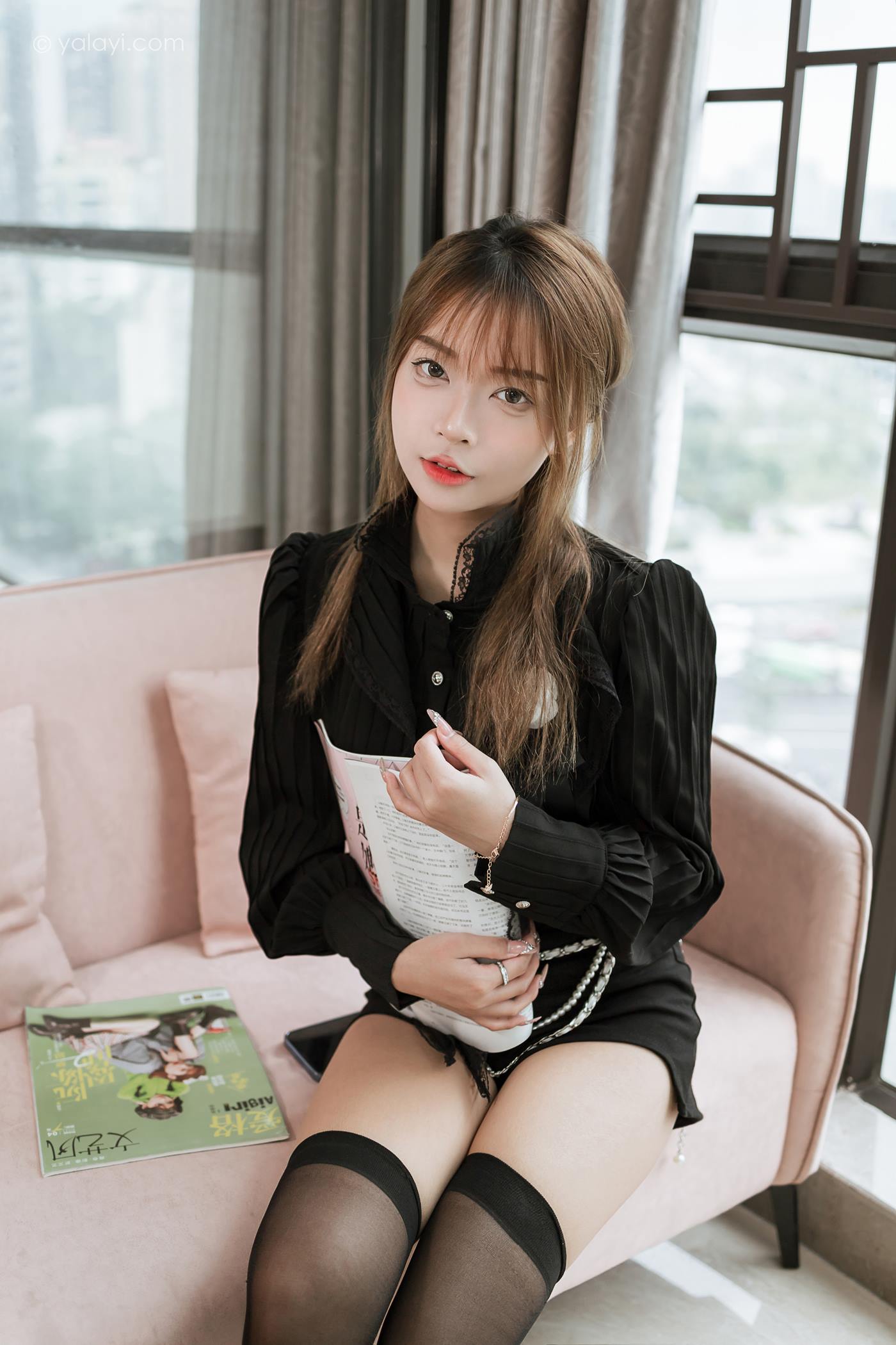 [YALAYI雅拉伊]2023.03.10 NO.1014 纯与欲 阿禾[45+1P/452MB]