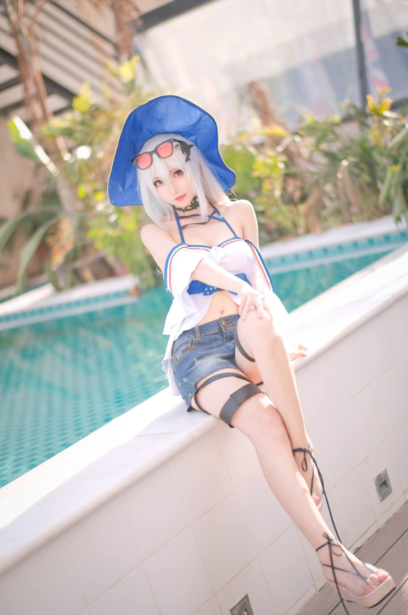 花柒Hana 斯卡蒂泳装[17P/38MB]