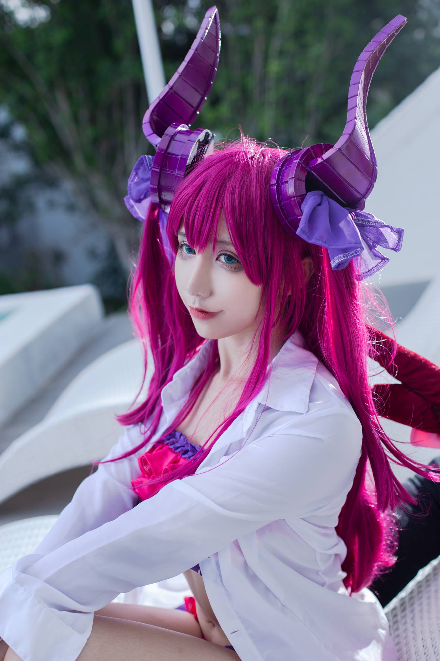 疯猫ss 2022夏日限定 黑裙子 扎头发[20P/322MB]