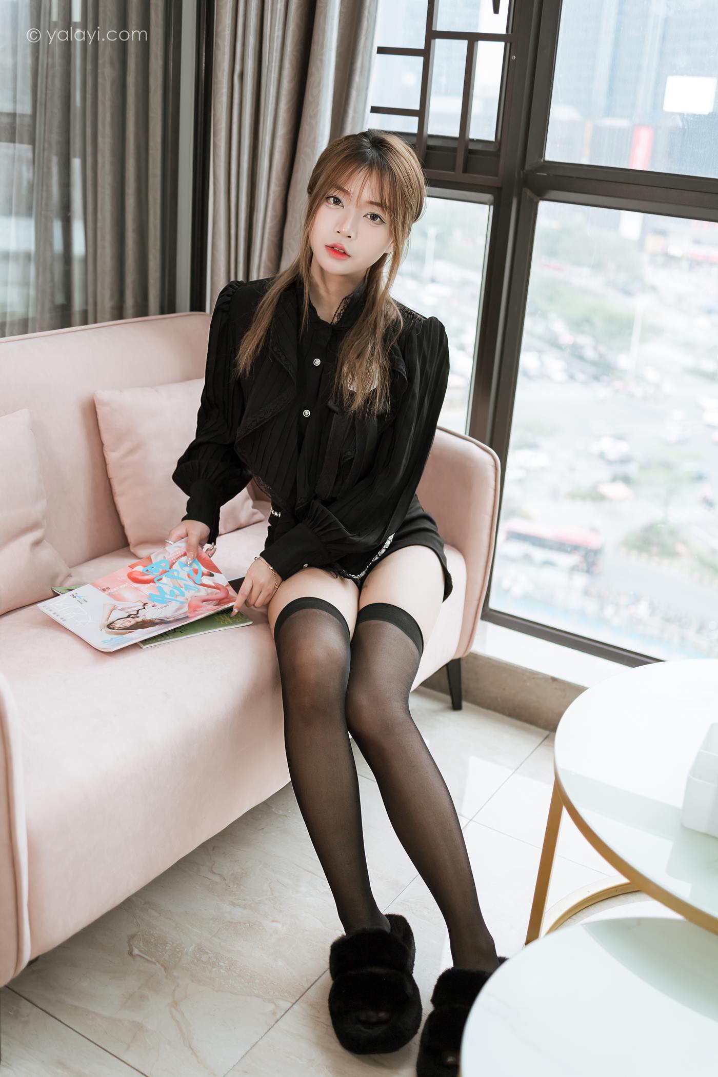 [YALAYI雅拉伊]2023.03.10 NO.1014 纯与欲 阿禾[45+1P/452MB]