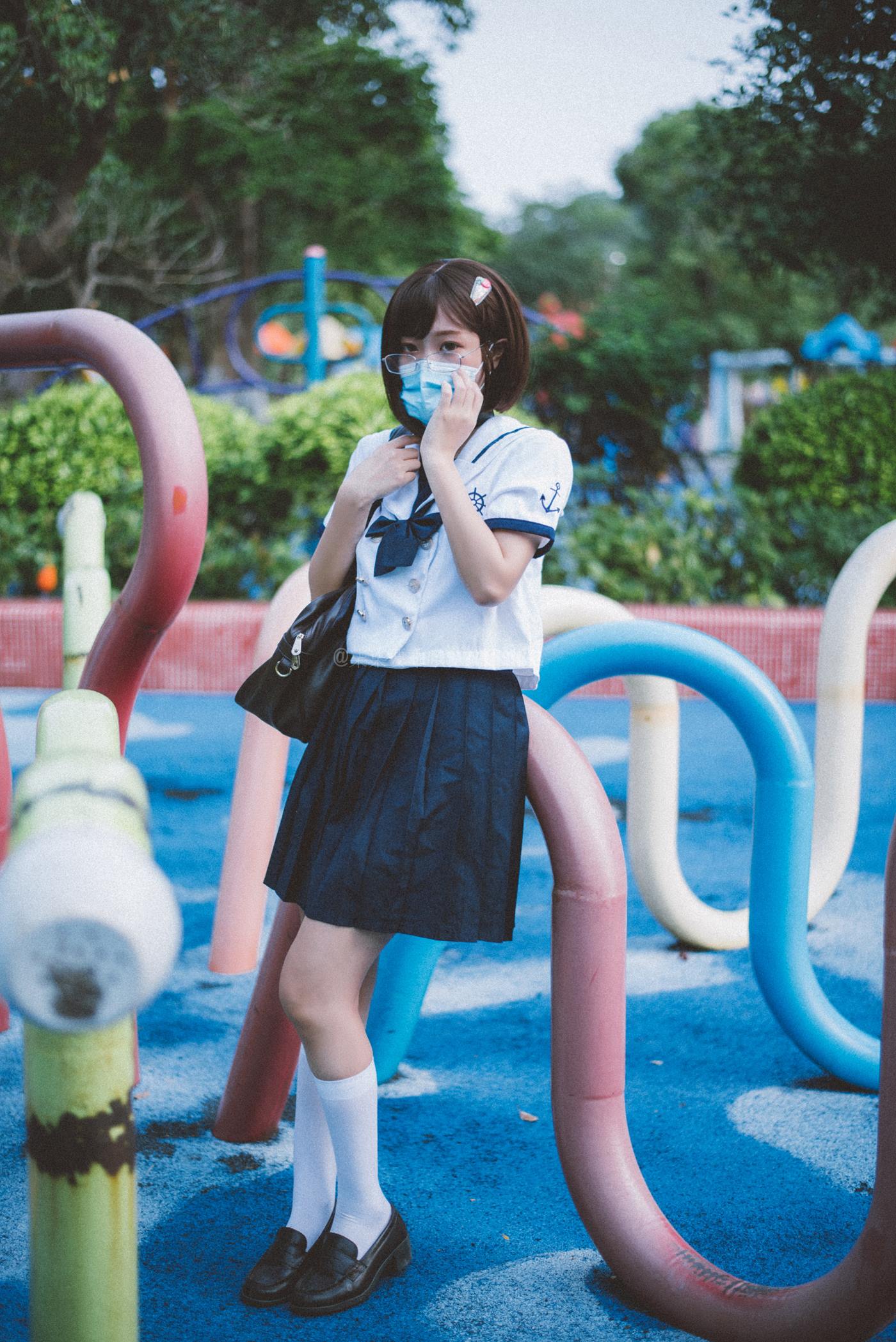 柒柒要乖哦 - 乐园JK[37P/400MB]