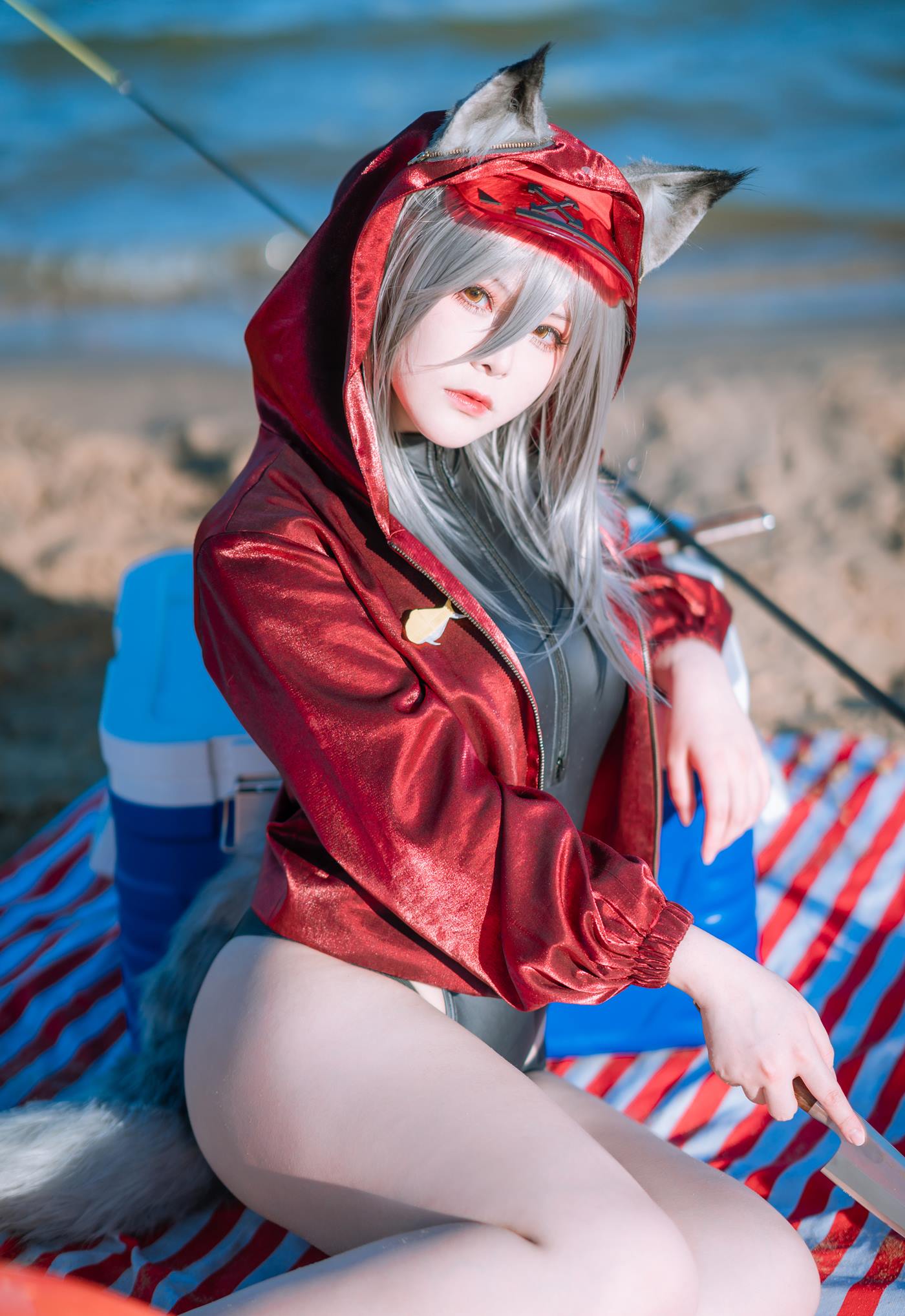 w百合欧皇子w  - 明日方舟 轻风 LB01 红[12P/97.1MB]