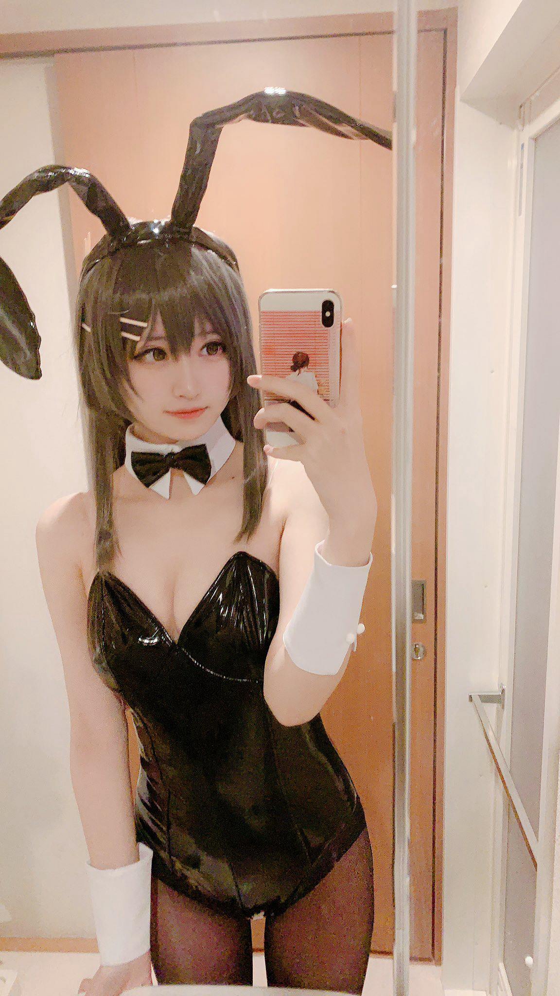 千阳(ちよ) - 麻衣学姐兔子装[19P/57MB]