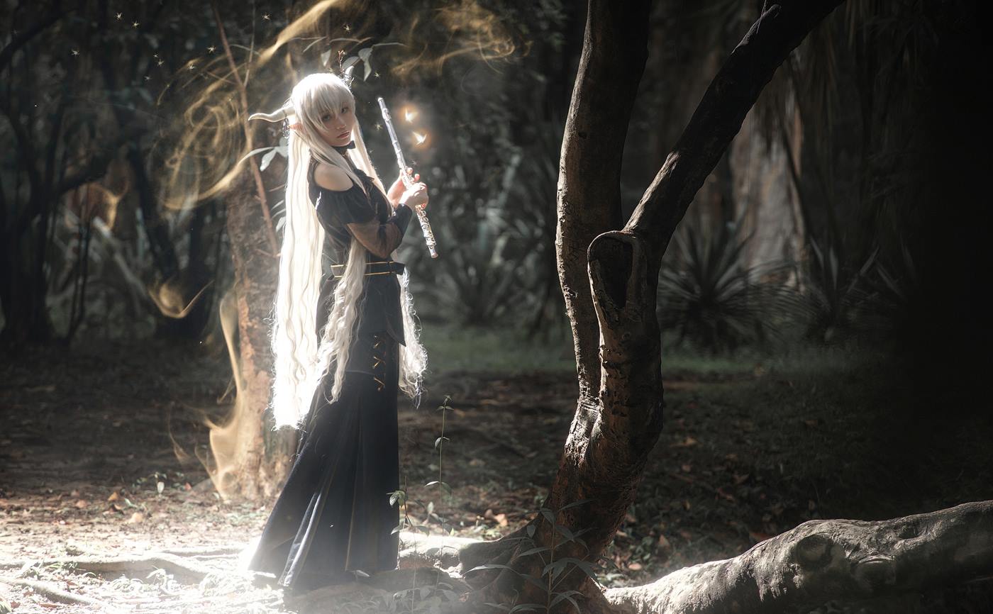 Cien恩恩 - 明日方舟闪灵[14P/37MB]