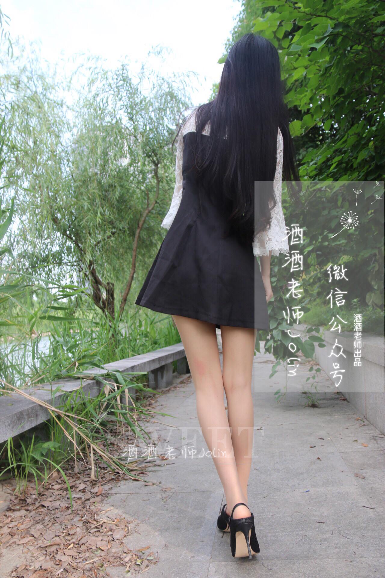 美腿博主@酒酒老师 风吹裙摆，足下毒光 [53P/86MB]