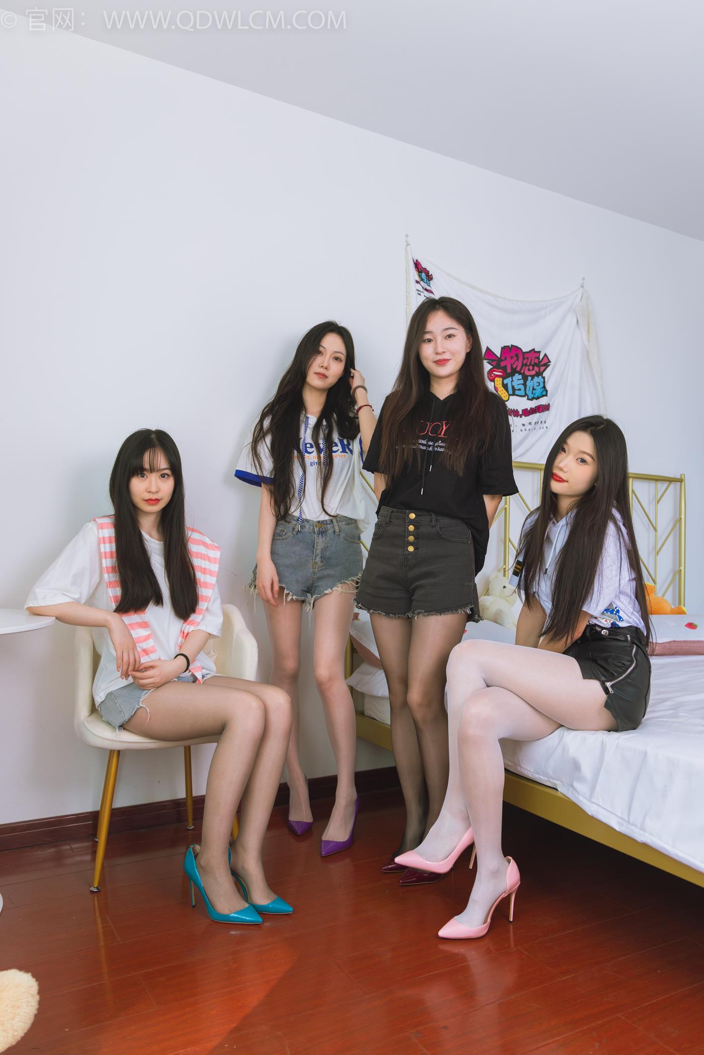 物恋传媒 NO.1607 小竹&美兔&康康&兮兮-美女聚会[150P/1V/5.05GB]