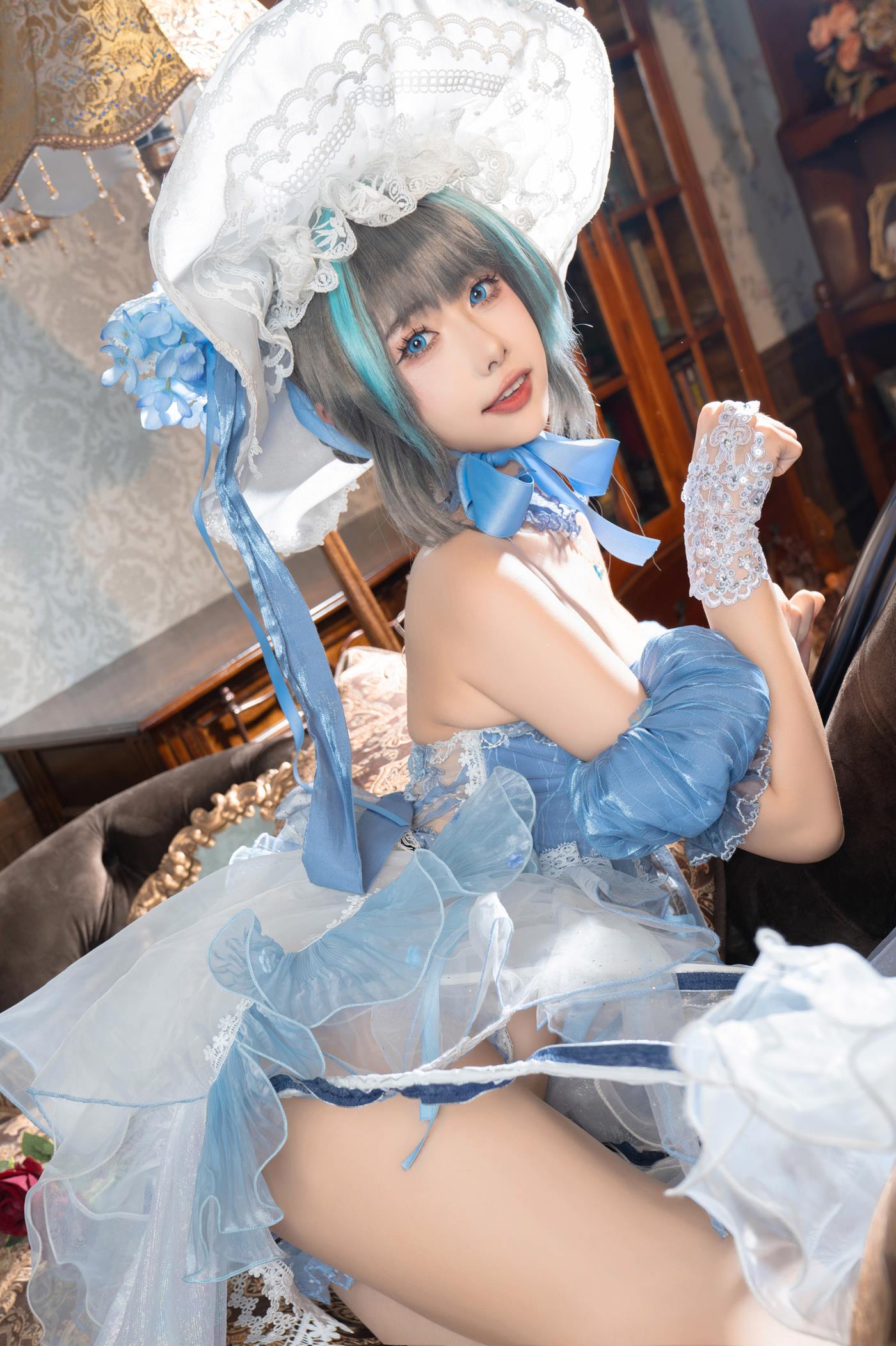 Momoko葵葵 - 柴郡礼服[27P/211MB]