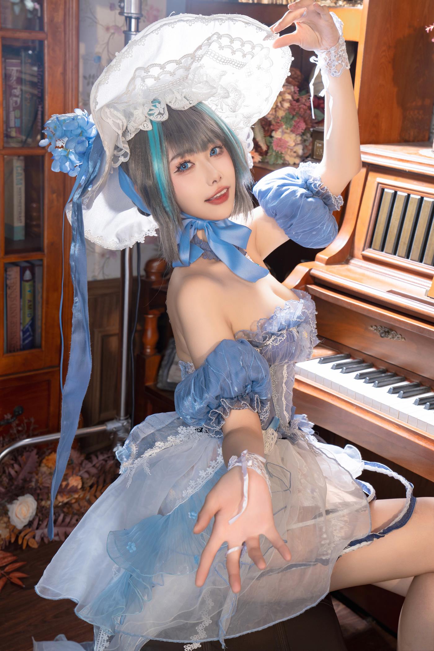 Momoko葵葵 - 柴郡礼服[27P/211MB]