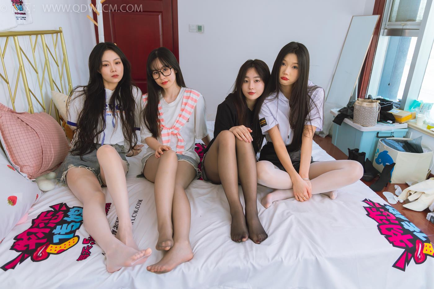 物恋传媒 NO.1607 小竹&美兔&康康&兮兮-美女聚会[150P/1V/5.05GB]