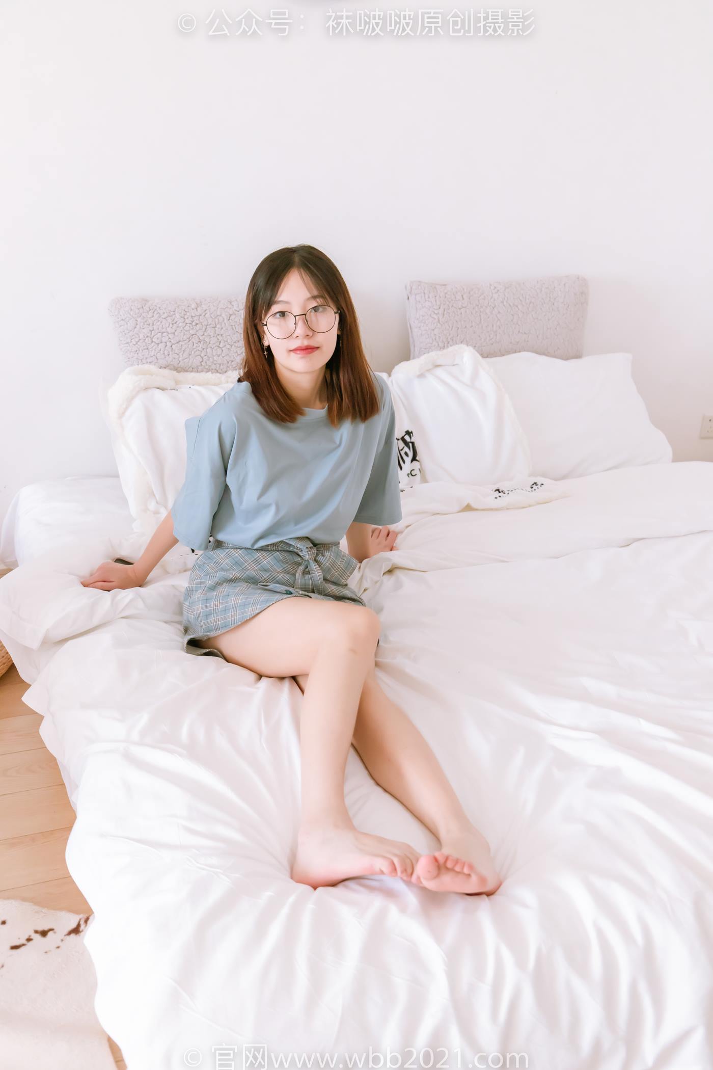 [BoBoSocks袜啵啵]NO.239 小甜豆-棉拖鞋、灰丝、裸足[140P/1V/5.22GB]