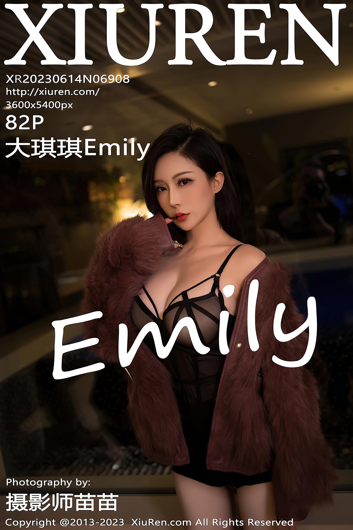 [Xiuren秀人网]2023.06.14 NO.6908 大琪琪Emily[82+1P/654MB]