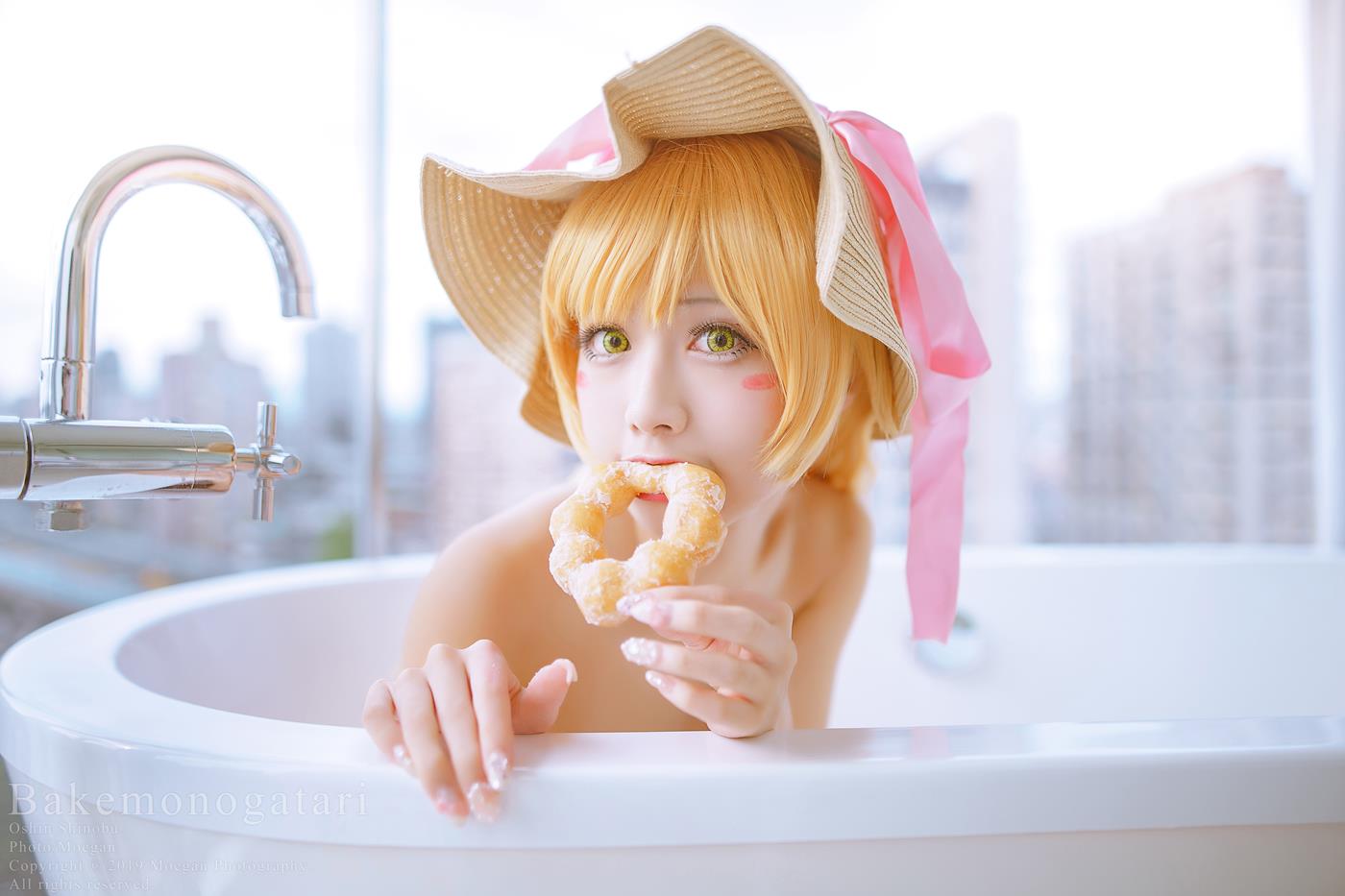 沖田凜花Rinka - 忍野忍ドーナツのお風呂 ver[10P/30MB]