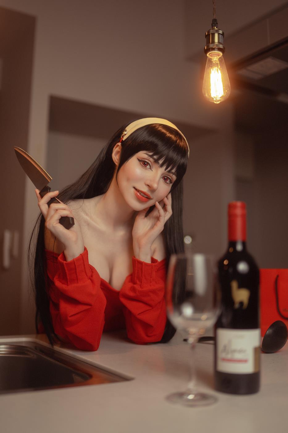 Peach milky - Yor Forger Red Sweater[38P/118MB]