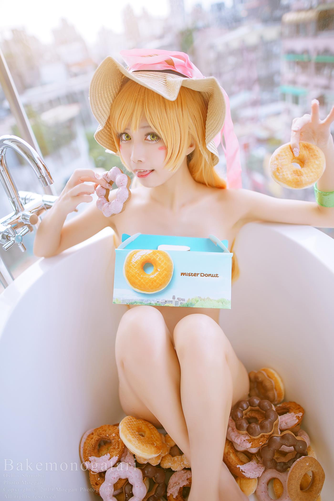 沖田凜花Rinka - 忍野忍ドーナツのお風呂 ver[10P/30MB]