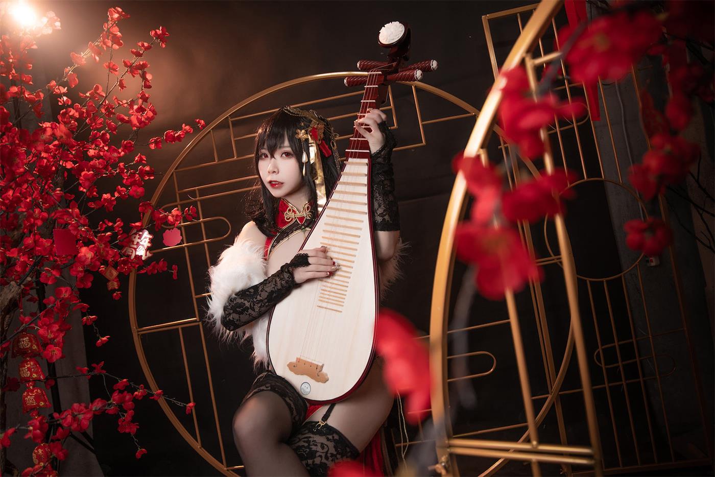 自闭颜球球(无颜小天使wy) - 碧蓝航线 大凤红旗袍[58P/322MB]