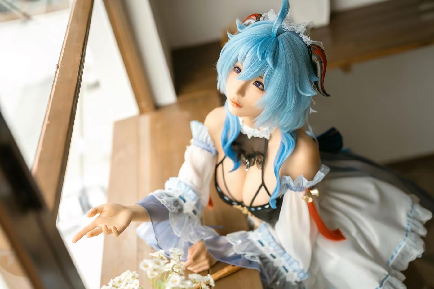 蠢沫沫 - 甘雨女仆[14P/158MB]