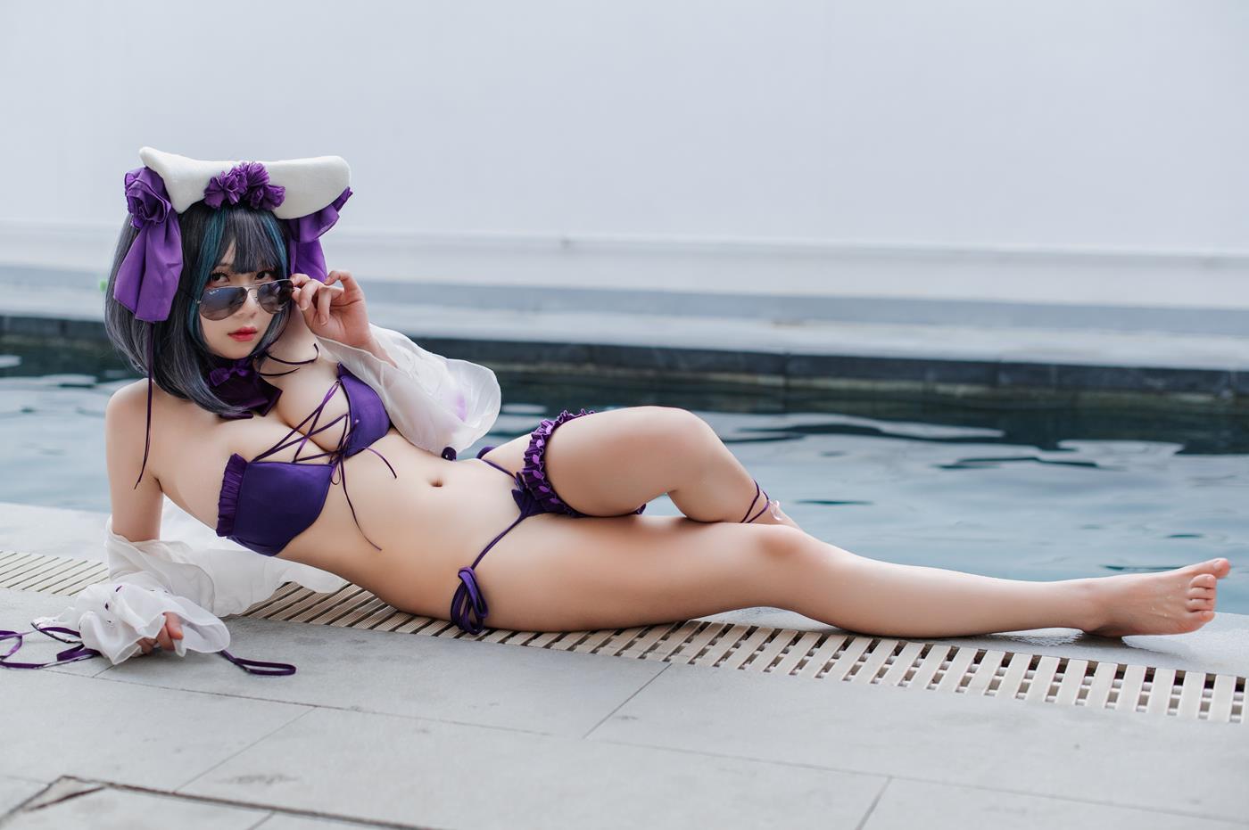 末夜787 - 舰长 柴郡泳装[31P/293MB]