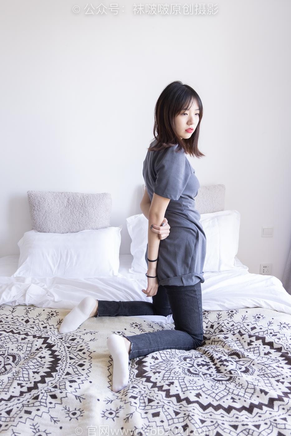 [BoBoSocks袜啵啵]NO.256 小甜豆-长靴、短白棉袜[133P/1V/5.50GB]