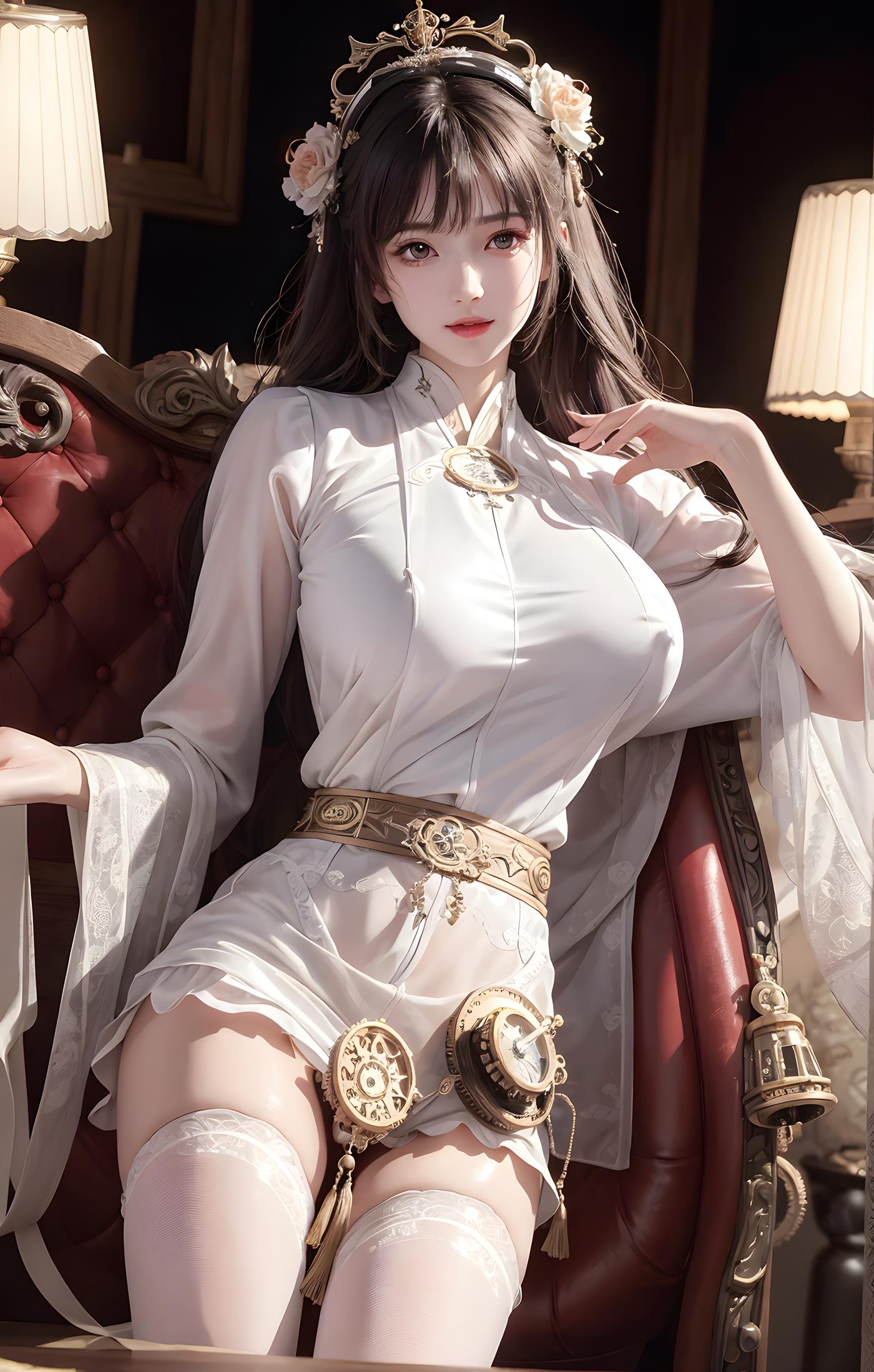 AI绘画 005 高清古风女装图 高清精美 [53P/429M]