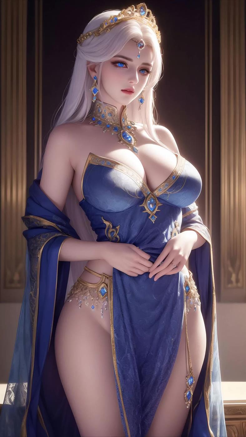 [AI绘画] 044 The Heartwarming Tale of a Beautiful Innocent Princess - AI LookBook - AI Club2Girls[44P/1V/170M]