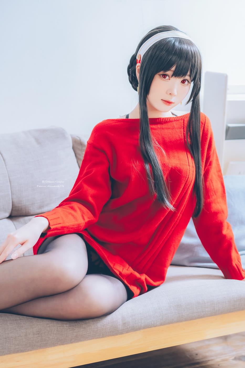 霜月shimo  Yor Forger  Red Sweater[15P/146MB]