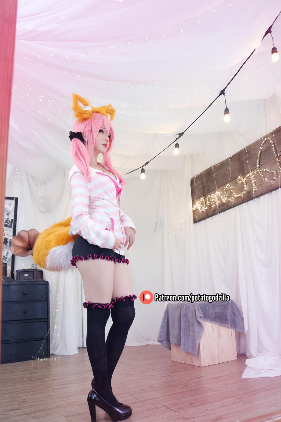 Potato Godzilla - Tamamo School Uniform[50P/221MB]