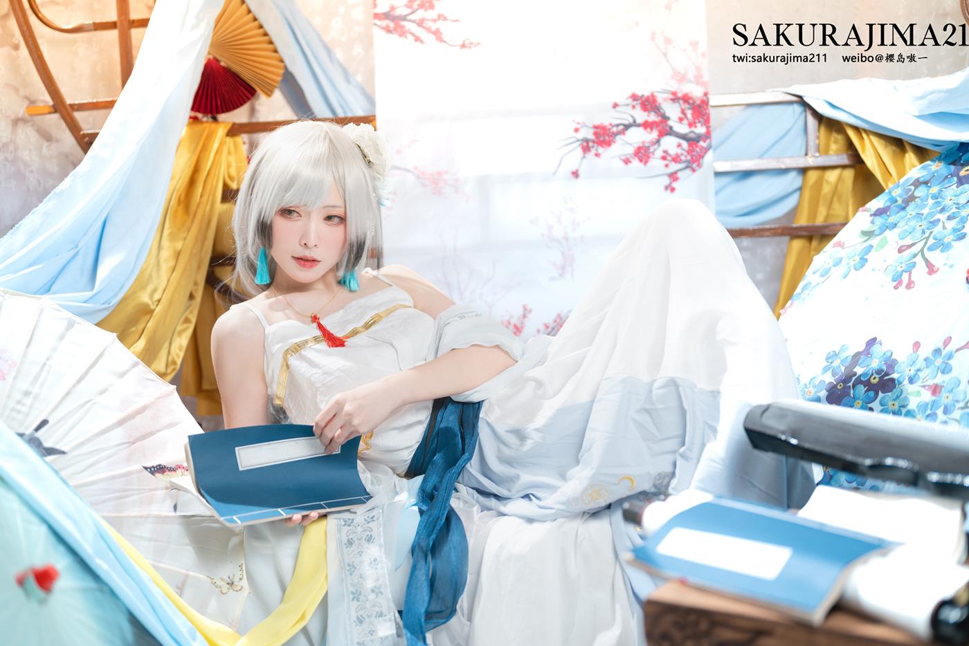 樱岛嗷一 - 海天 书香水榭[16P/140MB]