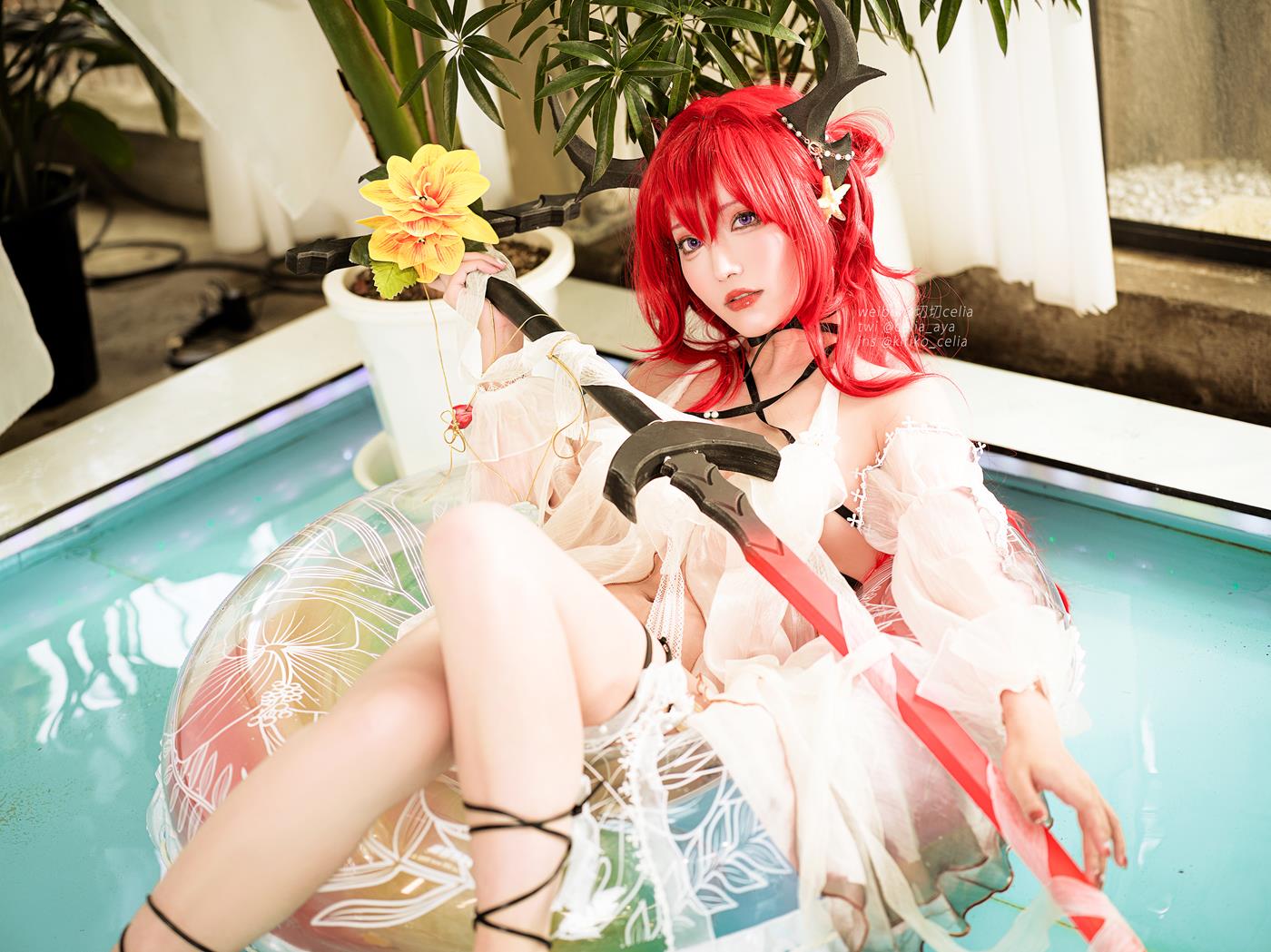 切切celia - 明日方舟 史尔特尔泳装[27P/210MB]