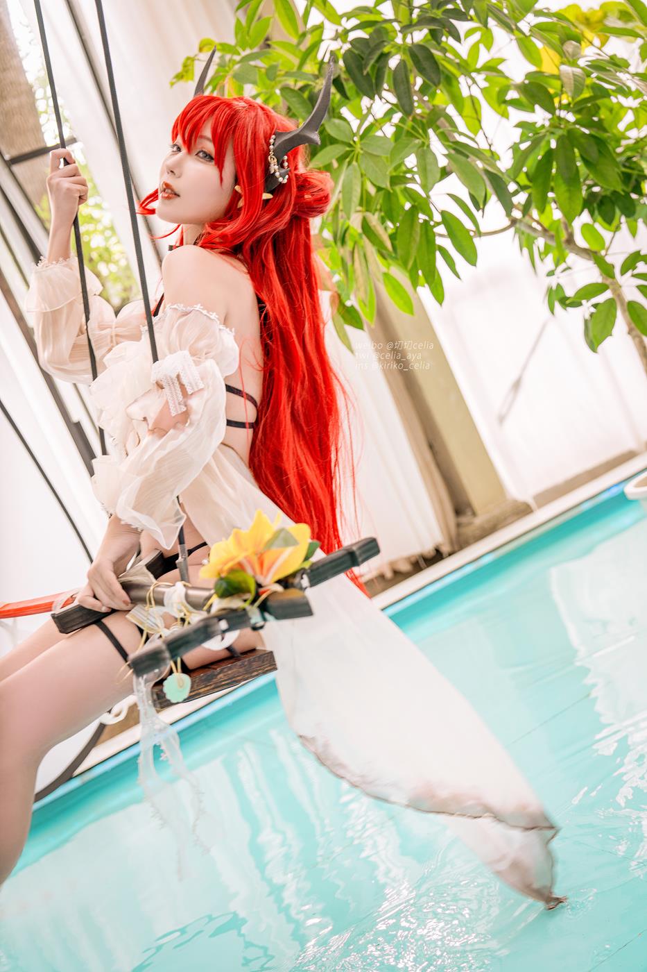 切切celia - 明日方舟 史尔特尔泳装[27P/210MB]