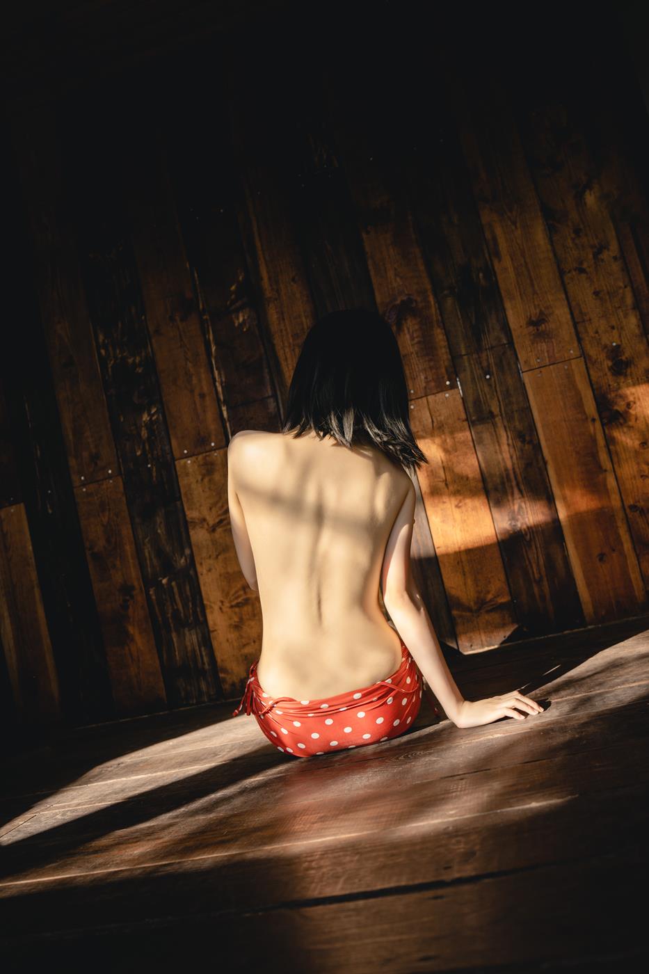 桜桃喵 - 红波点[45P/338MB]