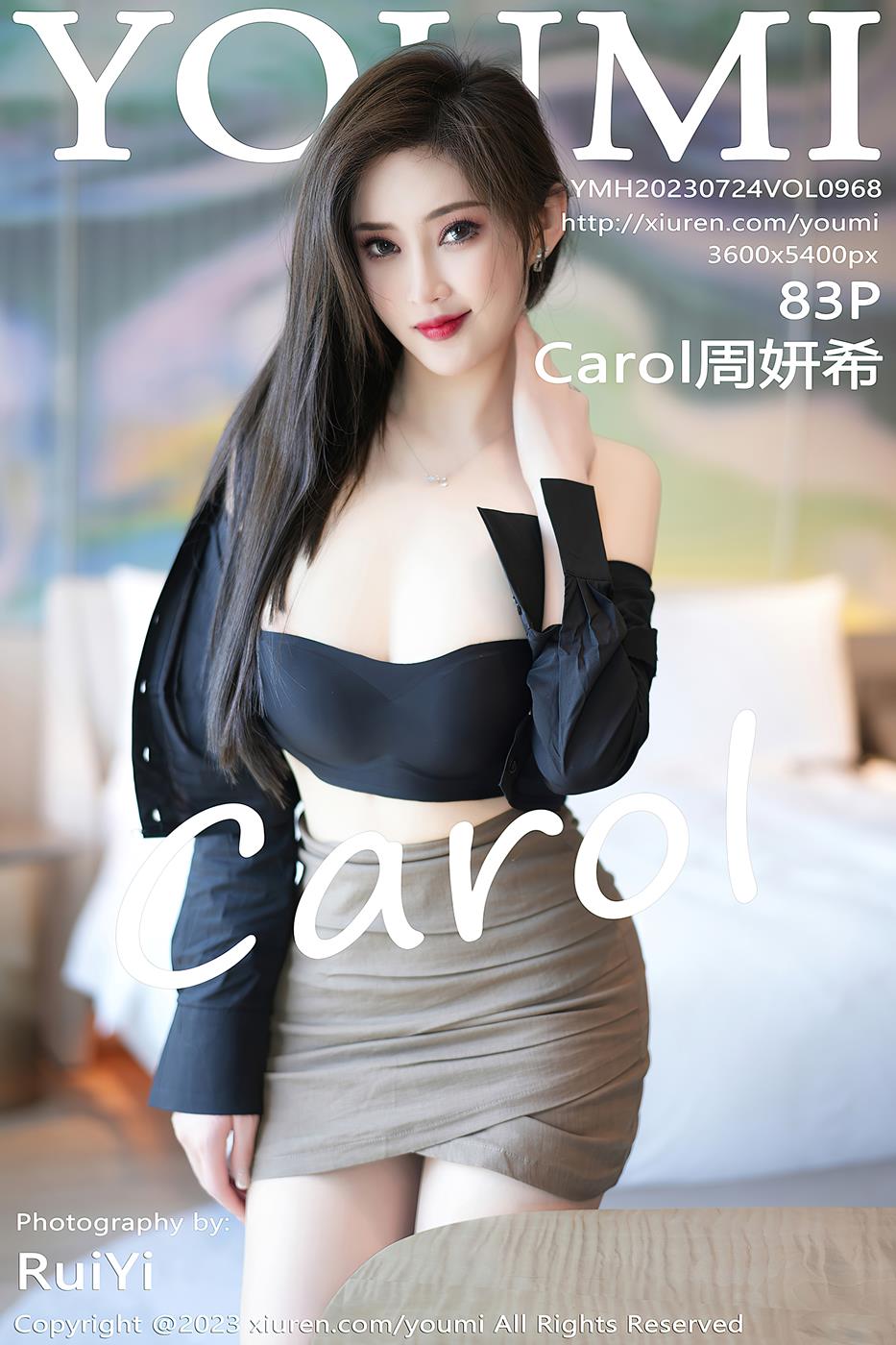 [YOUMI尤蜜荟] 2023.07.24 VOL.968 Carol周妍希 短裙黑丝[84P/787MB]