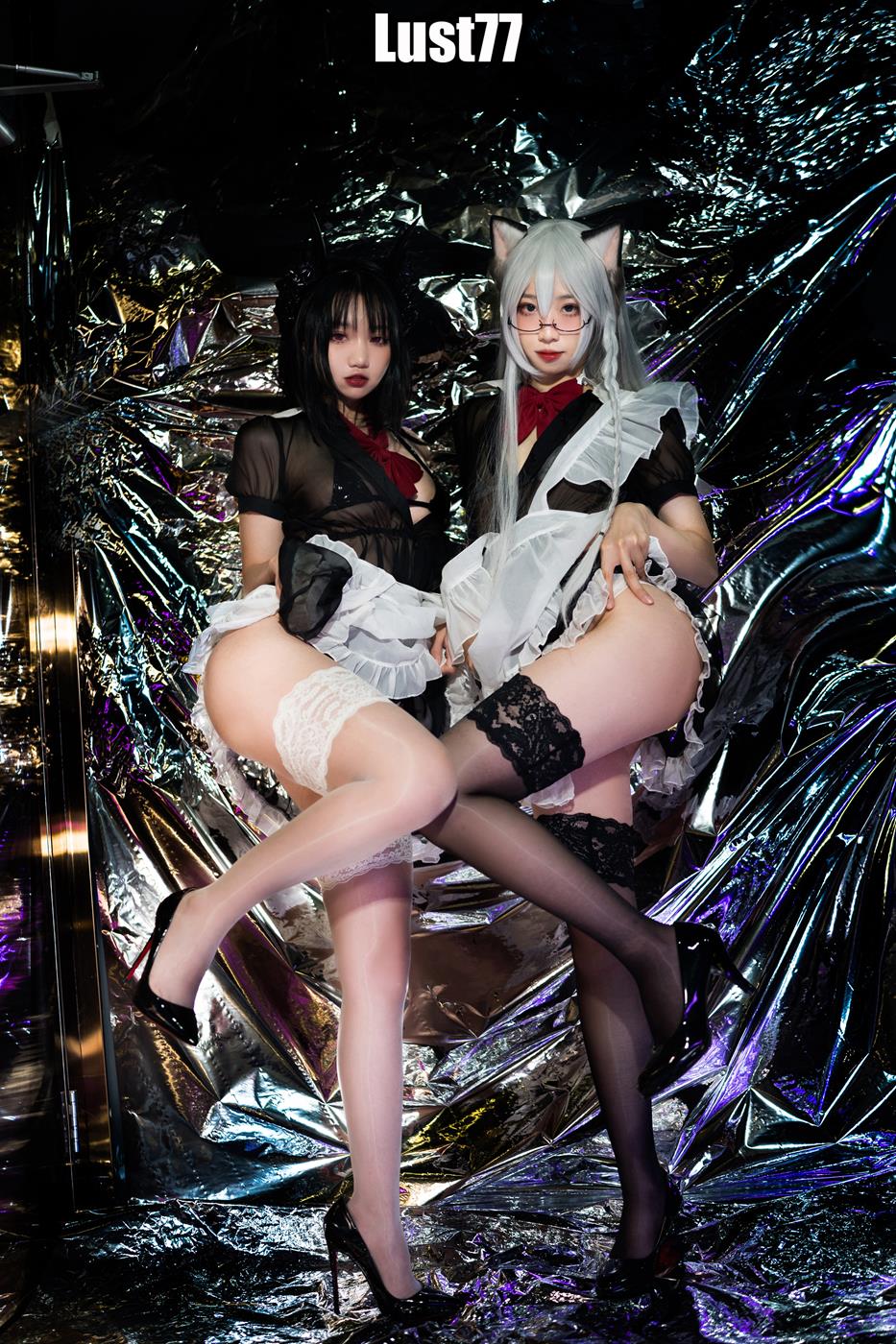 人气Coser@柒柒要乖哦 女仆の惩戒课 [111P/1.14GB]