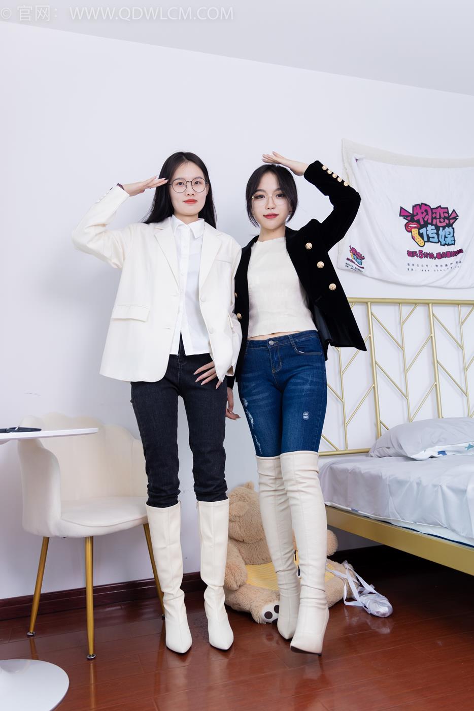 物恋传媒 NO.1687 纱纱&颜颜-玻璃上的雨滴[150P/1V/5.51GB]