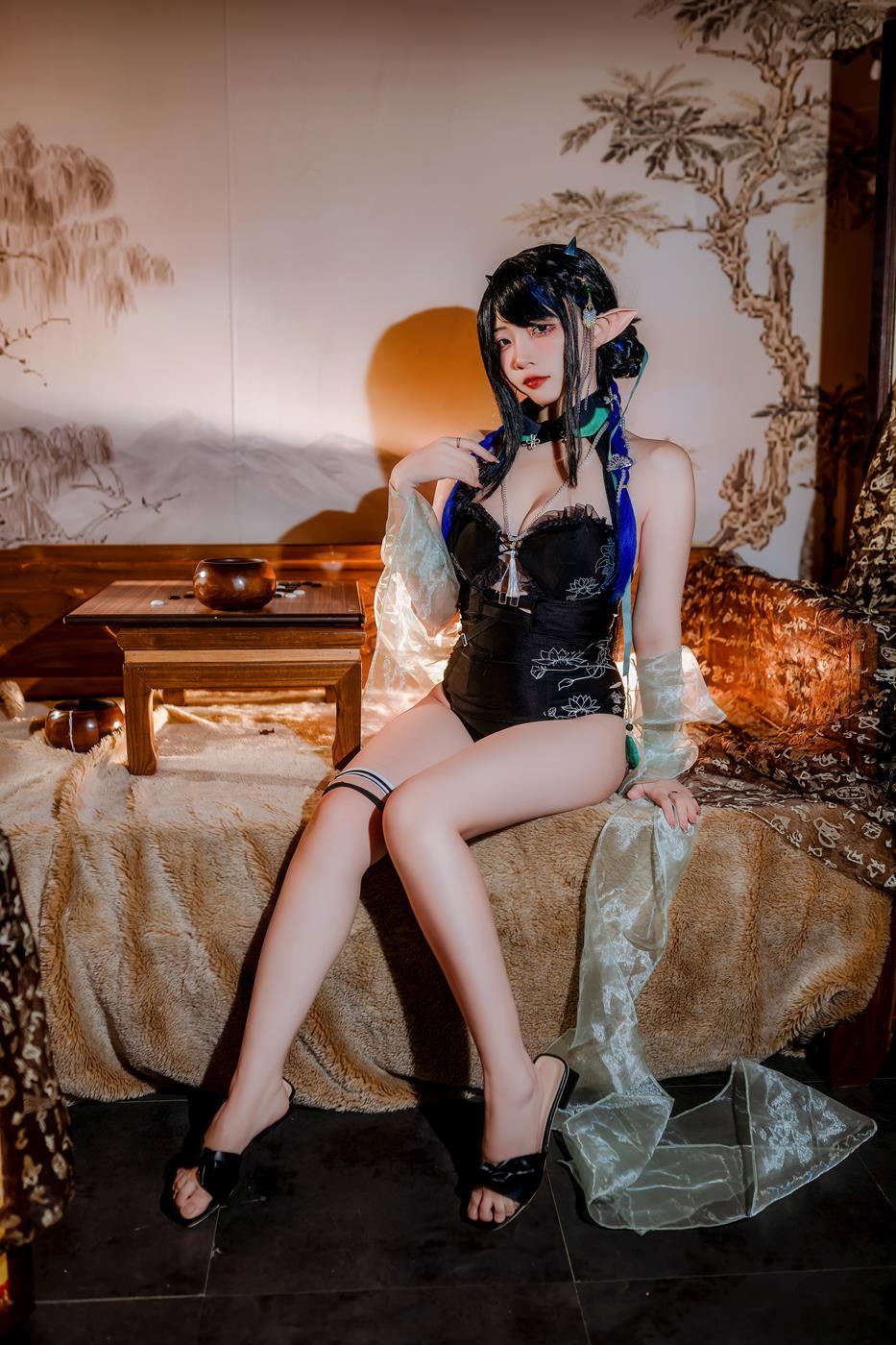 二佐Nisa - 泰拉夏日纪事 方舟夜半泳装[32P/386MB]