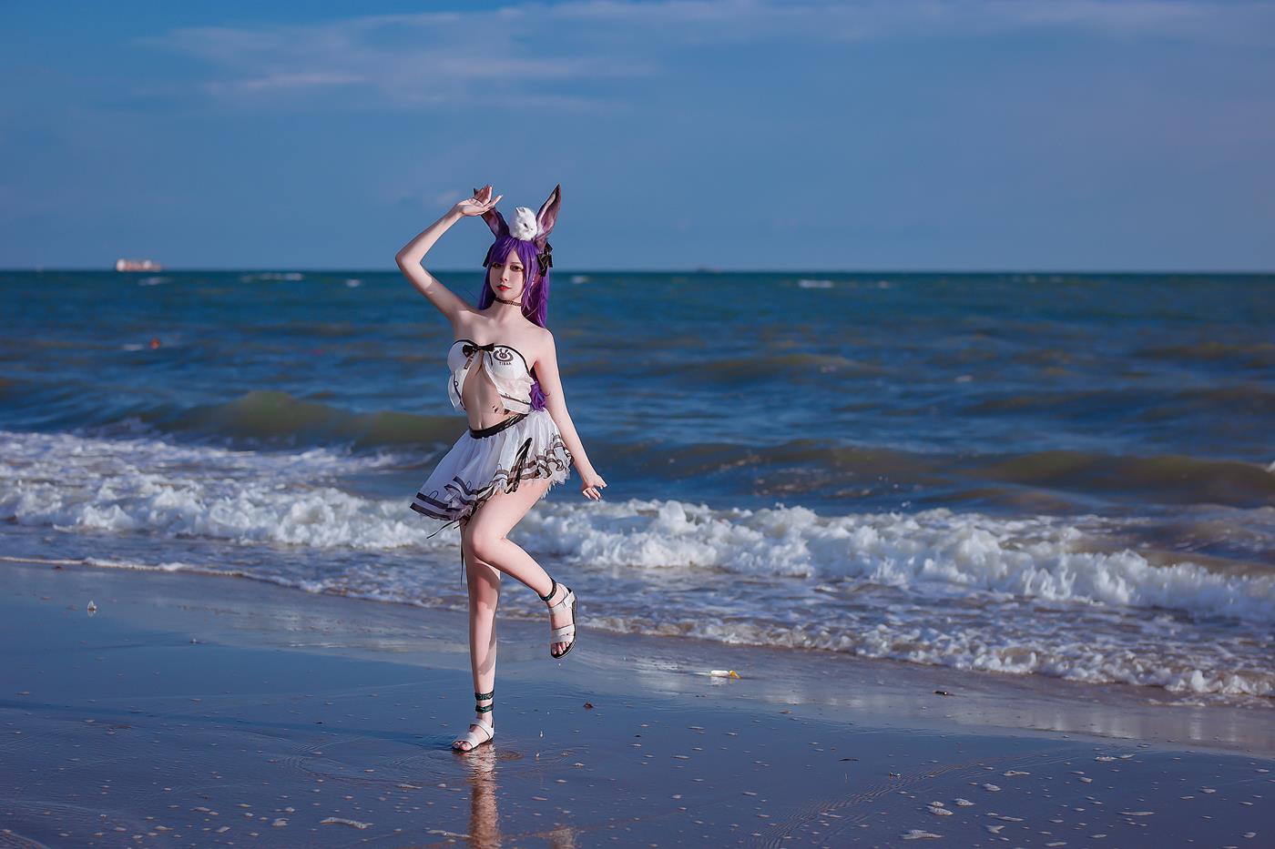 二佐Nisa - 泰拉夏日纪事 方舟暗索泳装[29P/256MB]