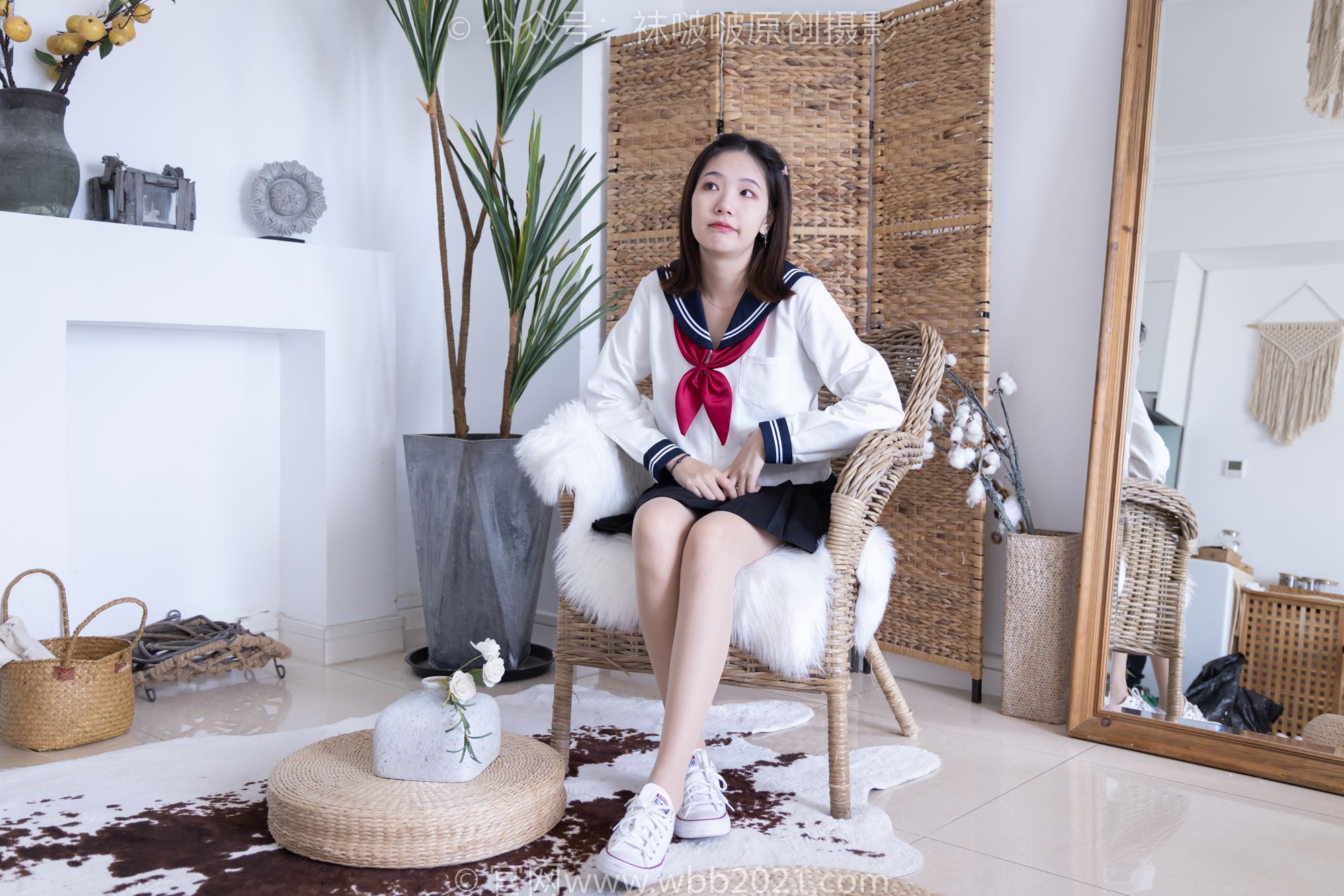 [BoBoSocks袜啵啵]NO.281 小甜豆-两双板鞋、肉丝[145P/1V/6.05GB]