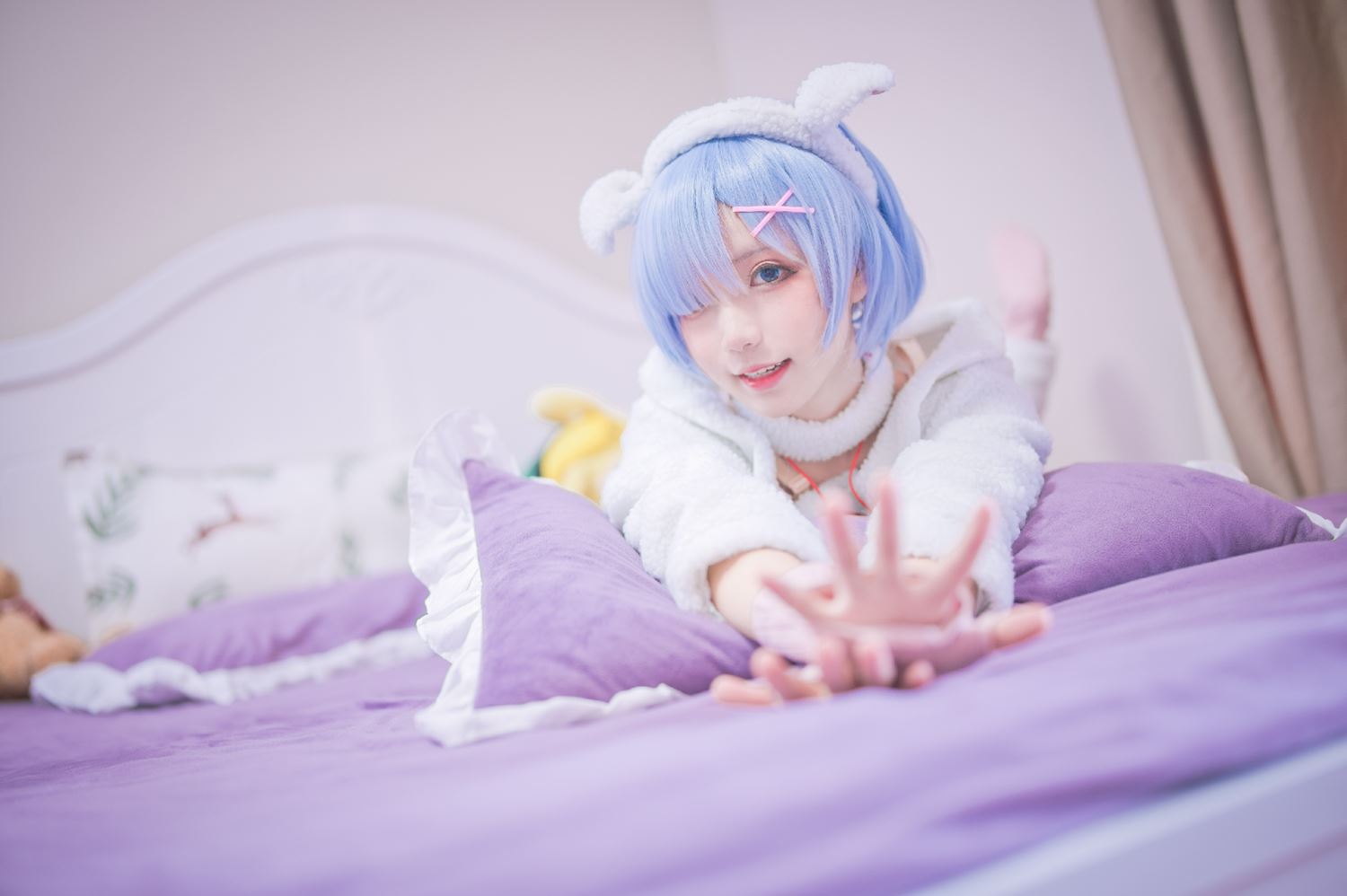 花柒Hana - 蕾姆绵羊[9P/11MB]