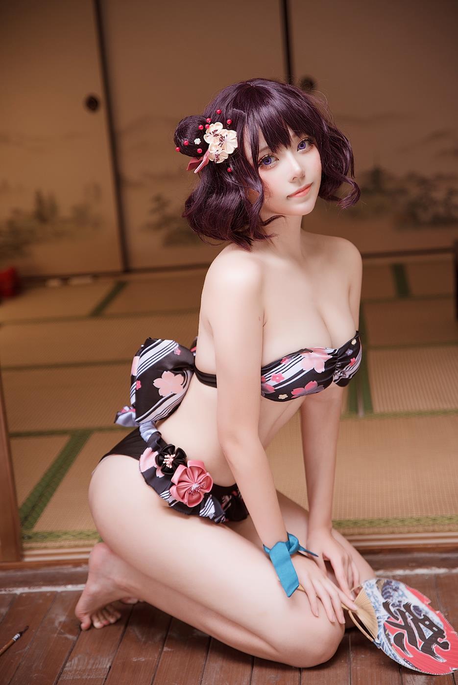 菌烨tako - 葛饰北斋 水着[9P/65MB]