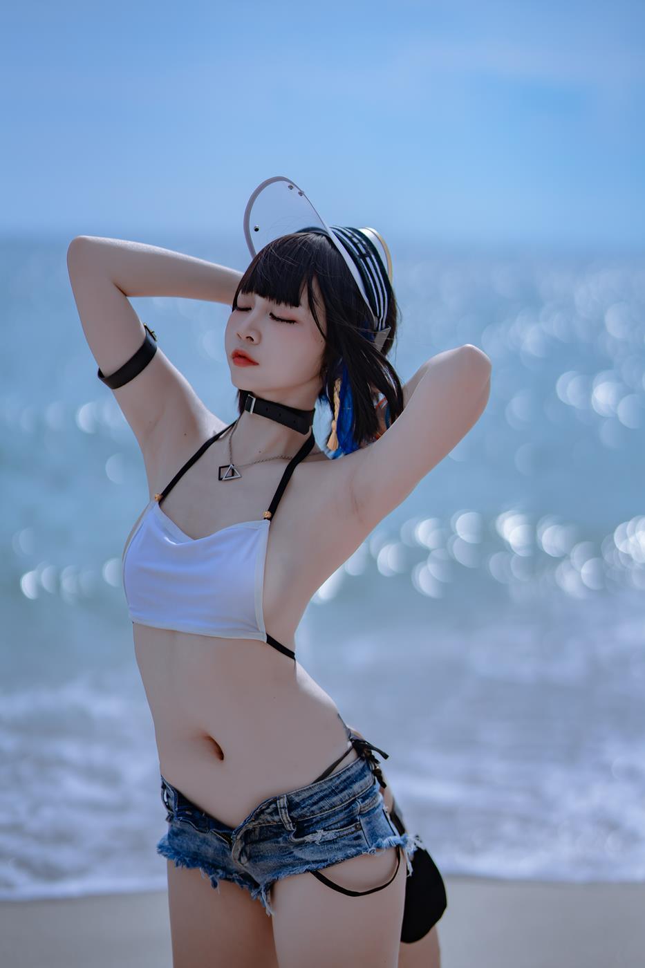 二佐Nisa - 方舟 森蚺泳装[22P/176MB]