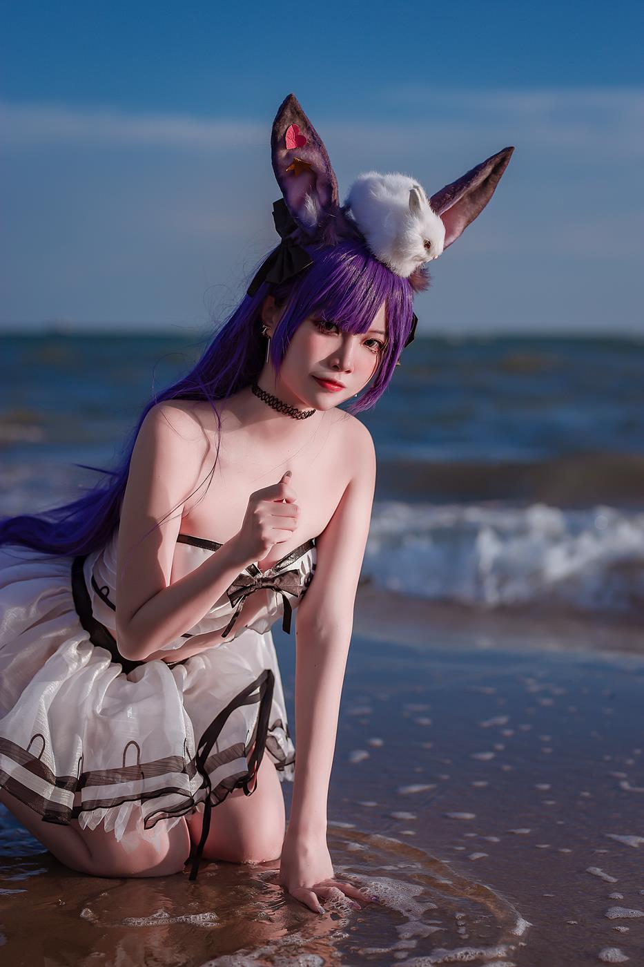 二佐Nisa - 泰拉夏日纪事 方舟暗索泳装[29P/256MB]